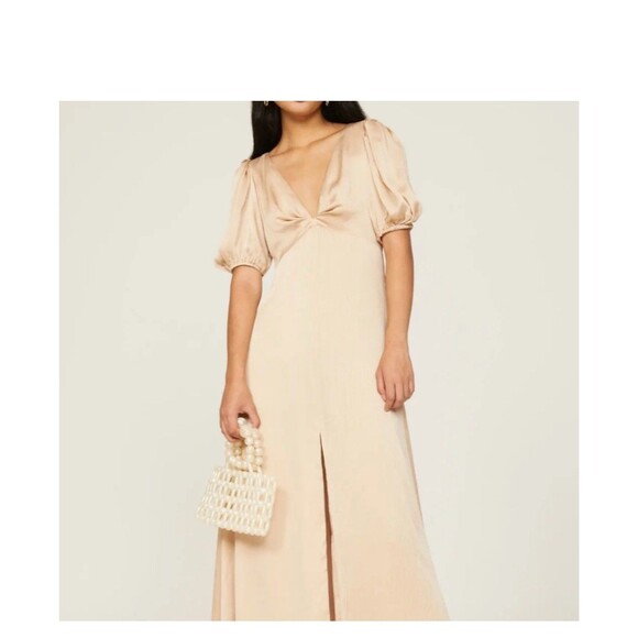 Sachin & Babi Tan Dress | NWT | Elegant Midi Dress | Size 4 - Picture 5 of 8